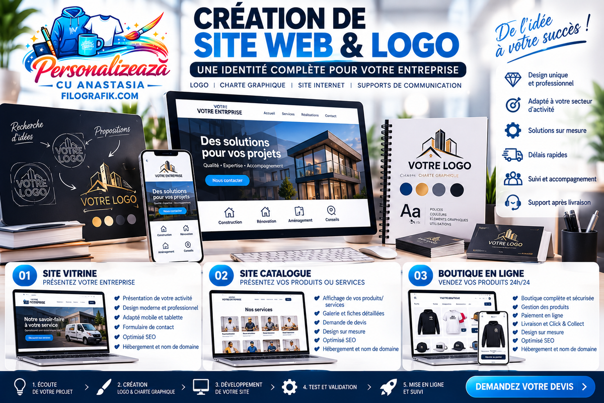 Création de site web et logo