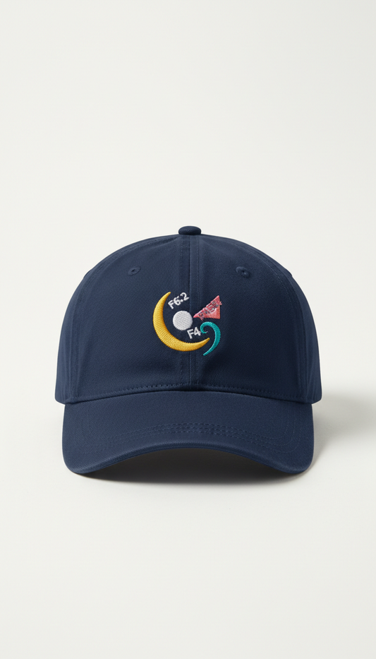 Casquette navy brodée logo