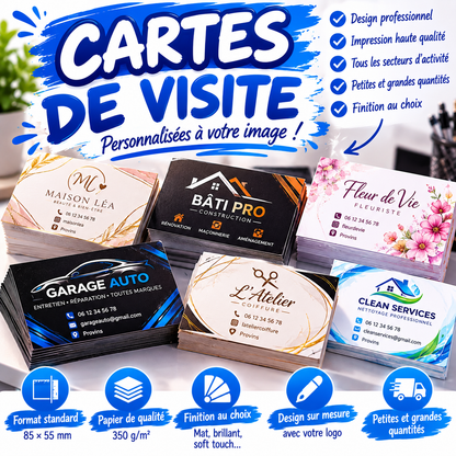 Cartes de Visite Personnalisées