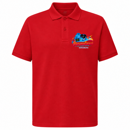 Polo roșu cu logo Filografik