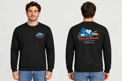 Sweat personnalisé JH030 – Logo brodé