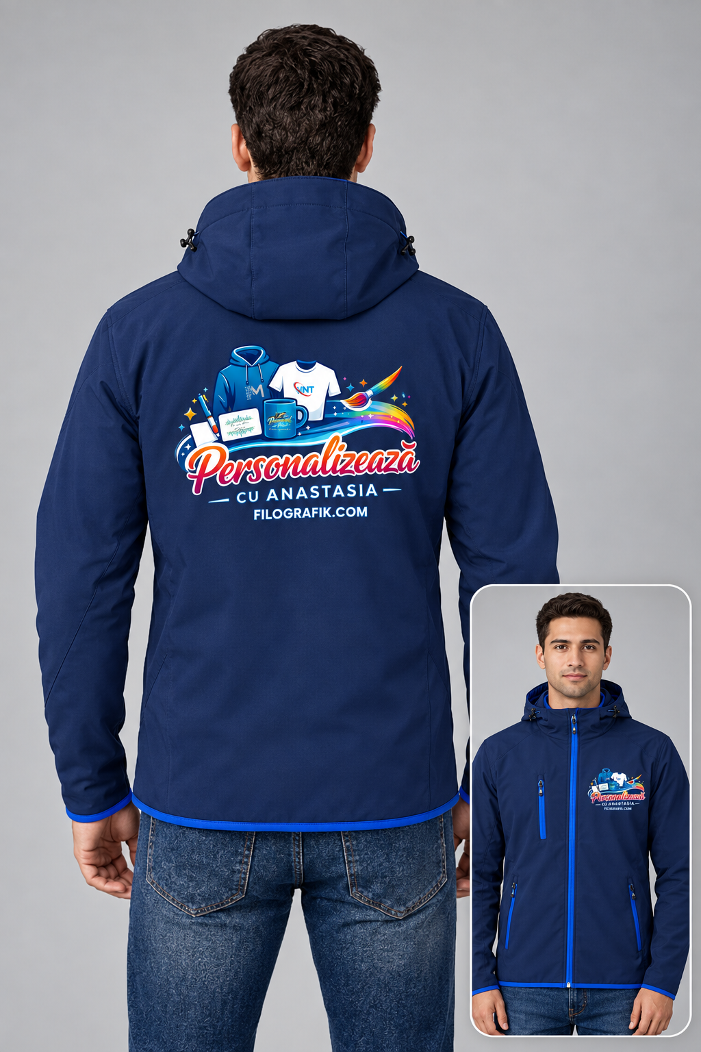 Result RS230 DTF Navy/Royal